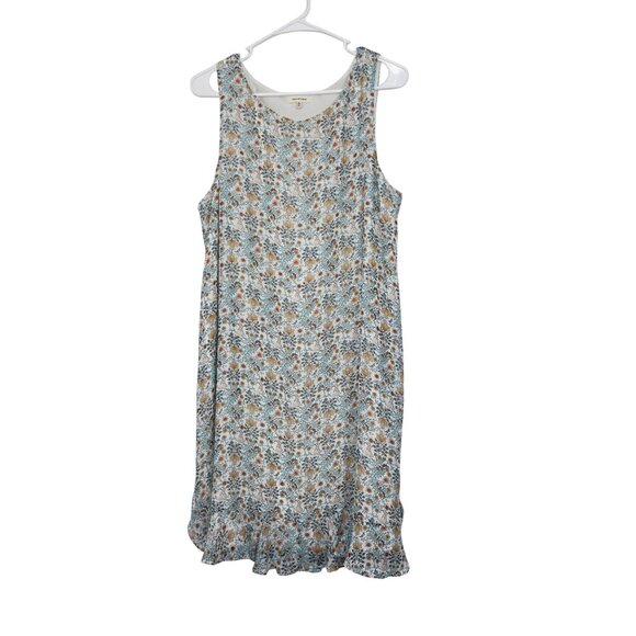 Max Studio Womens Pullover Floral Sleeveless Dress SZ XL Chiffon Polyester Lined - Picture 1 of 10